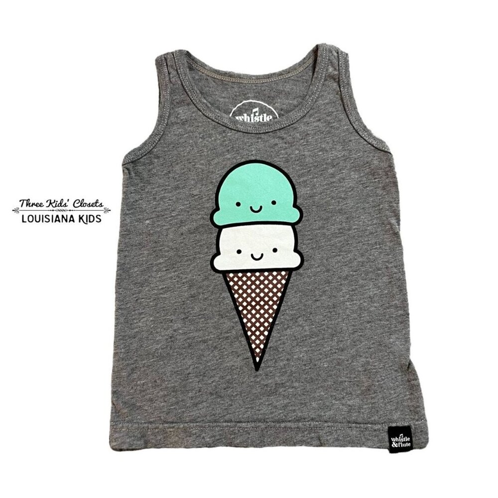 Whistle & Flute 1-2Y Ice Cream Cone Tank Top